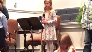 Katie sings at Easter cantata