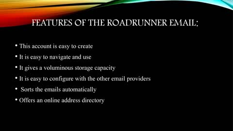 What Are The Features Of Roadrunner Webmail?