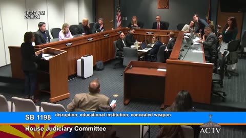 VIDEO: Sen. Rogers Testifies Before AZ House In Support Of Senate Campus Carry Bill