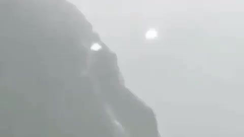 Amazing UFOs in an unknown area