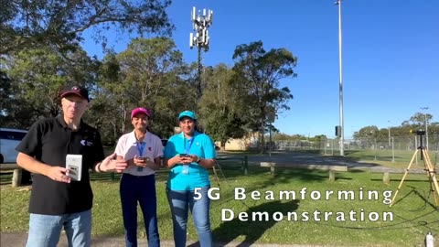 SHOCKING BEAM FORMING DEMONSTRATION FROM TELSTRA PUTS PEOPLE INTO PANIC MODE...