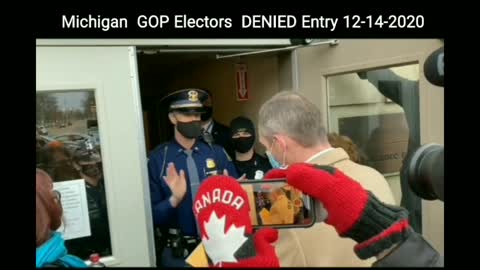 BREAKING! Michigan GOP Electors DENIED Entry For Vote