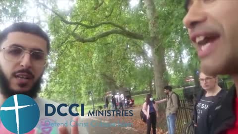 Not the same Moses! Muslim walks away. DCCI Speakers Corner