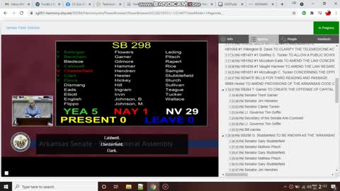 SB298 THE ARKANSAS SOVEREIGNTY ACT OF 2021" passes Arkansas Senate