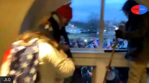 2/3 - Jan6 Video of Leftist Group Breaching the Capitol and Encouraging Others