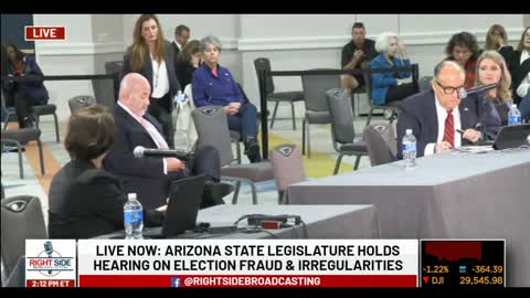 Anna Orth's Testimony During Arizona Legislature Hearing on Election Fraud