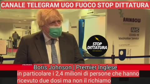 🔴BBC, BORIS JOHNSON: IL 90% DELLE PERSONE IN TERAPIA INTENSIVA È VACCINATO CON DUE DOSI