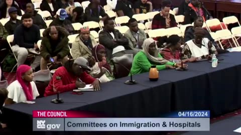 🧨UNREAL: African migrants at NYC city council whine about free food and housing