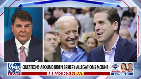 Should an investigation begin into alleged bribery and money laundering by the Bidens?