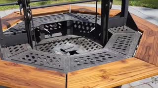 Fire pit upgrade we did