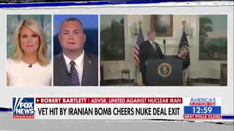 Vet Wounded by Iranian IED Salutes Trump for Pulling Out of Iran Deal