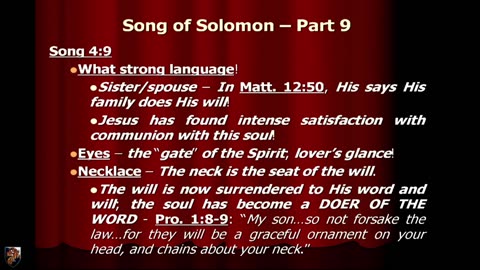 11-5-2023 | Song of Solomon - Part 9 | Lionheart Restoration Ministries