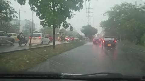 Fuertes lluvias encienden las alarmas en Bucaramanga y el área