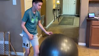 Medicine Ball Jumping