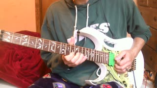 Lunch Time Guitar Jam #19- Improvising Over E Lydian Guitar Backing Track