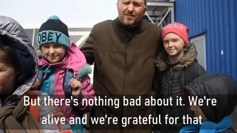 Ukraine. Faces Of War. A large Mariupol refugee family tells their story