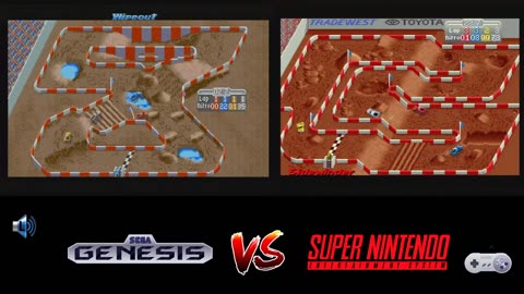 vs Let's Play: Super Off Road on Super NES vs Sega Genesis - top down Racing Game arcade port