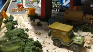 O Guage Lionel train layout 4x8 part 2