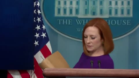 Psaki Scurries Away from Reporter's Question as Fast as She Can