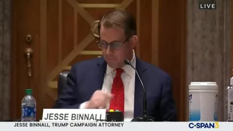 Jesse Binnall's Opening Statement During Senate Hearing on Election Security and Administration