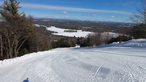 Skiing Western Maine