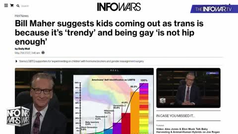 BIll Maher Asks Why California Is Creating Trans Kids