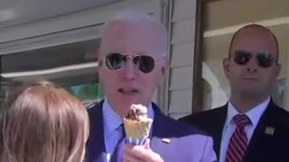 CRINGE - Joe Biden Orders Ice Cream and Reporters MELT DOWN