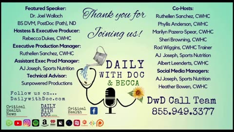 12/19/23 Dr. Joel Wallach–Early Death, Hair Analysis, Gastroparesis-DailywithDoc & Becca 8/15/23