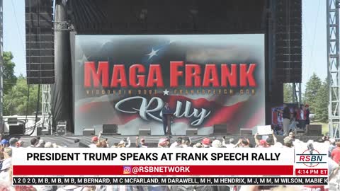 President Donald Trump Speaks at MAGA Frank Rally in New Richmond, WI 6/12/21