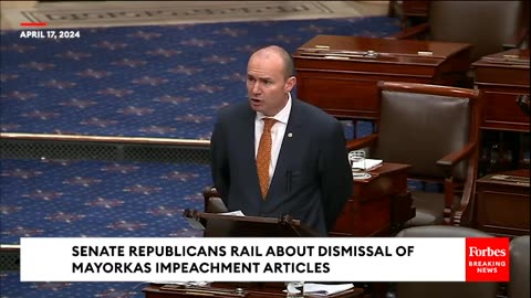 Mike Lee Makes Epic Senate Floor Speech Decrying Dems For Blowing Off Mayorkas Impeachment Trial