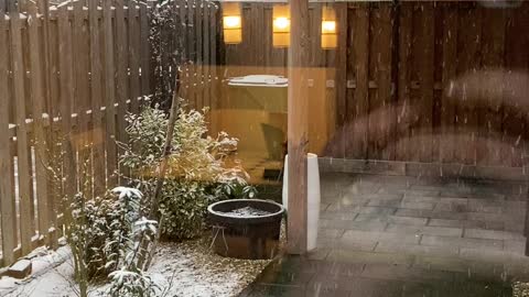 Snowing in Holland