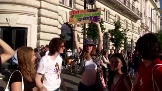 Hungarians protest crackdown on LGBTQ rights