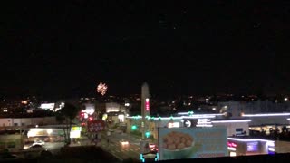 New Years Fireworks over Korea Town (Los Angeles) Pt. 2