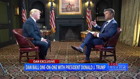 Real America - Dan W/ President Donald J. Trump (Part 1)