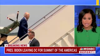 Biden FALLS While Boarding Plane