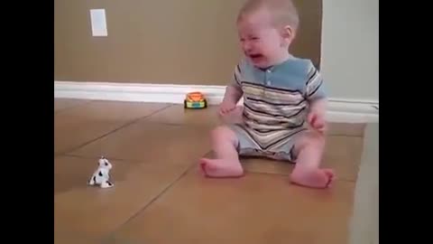 Funny Baby Scary Toy Cow