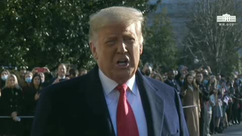 President Trump Delivers Remarks on Departure from White House 01-12-2012
