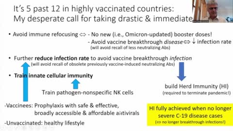 Geert Vanden Bossche - anti-virals for all vaccinated until herd immunity is reached