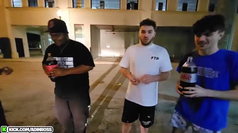 Adin Ross makes Shnaggy and Cheesur do the Coke and Mentos challenge for 5k