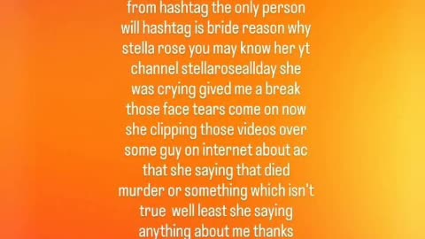 This what i said to carterverse ppl and crazy 🤪 oneline stella rose 4/23/24part1