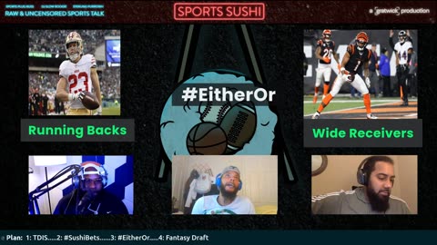 Sports Sushi 76: Fantasy Football (Live Draft)