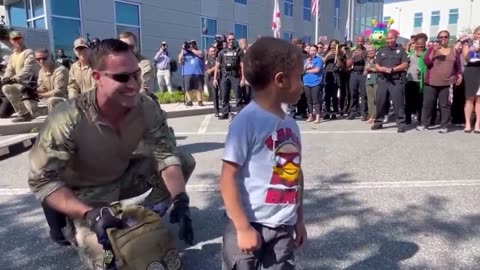 4-Year-Old Stone Hicks Battling End-Stage Kidney Disease Gets His Wish of Becoming a Police Officer