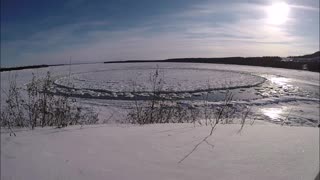 Ice Circle At Grand Lake