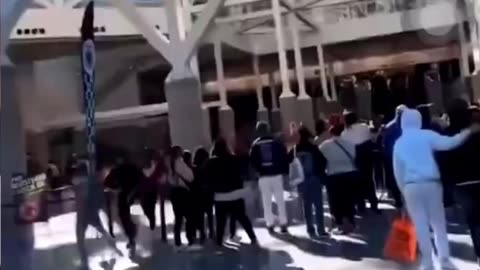 Black College Expo In Los Angeles Shut Down After Fight Breaks Out Among Ratchet Hoes & Thugs!