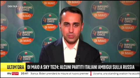 intervista di maio ( il bibitaro volante ) skytg24_ 23.09.2022