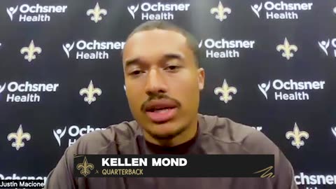 Kellen Mond's 1st Interview | New Orleans Saints