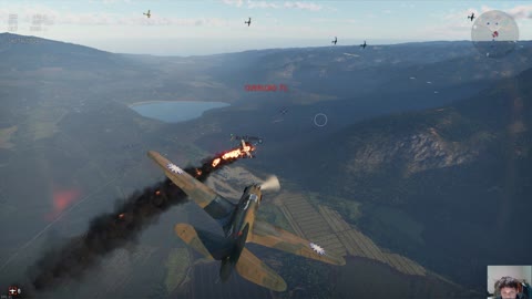 Flying a P 40 in War Thunder