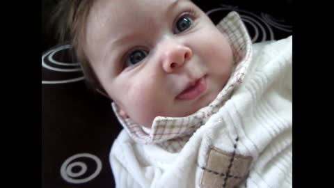 Cutest Cheeks talking! Baby fix!