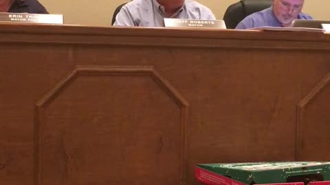 Fulshear City Council meeting 8/1/16, NOT TAKING ACTION ON LAND DEAL, THIRD TIME