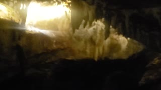 Beautiful cave scene